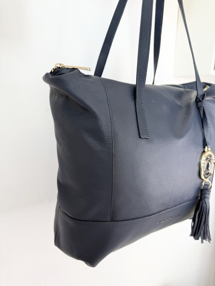G. FERRE Milano. Естеств. Кожа Дамска Чанта
