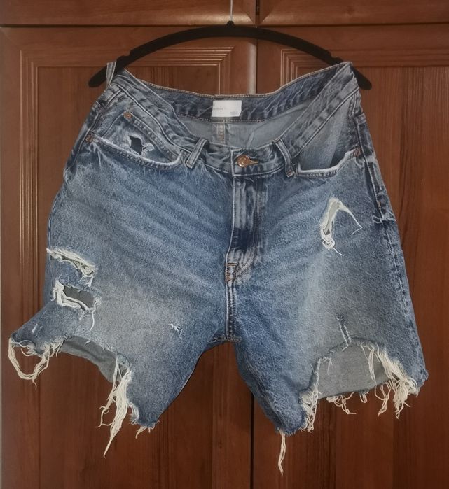 Blugi scurti Bershka Denim