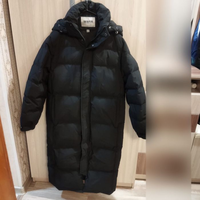 Куртка удлиненная демисезонная черная