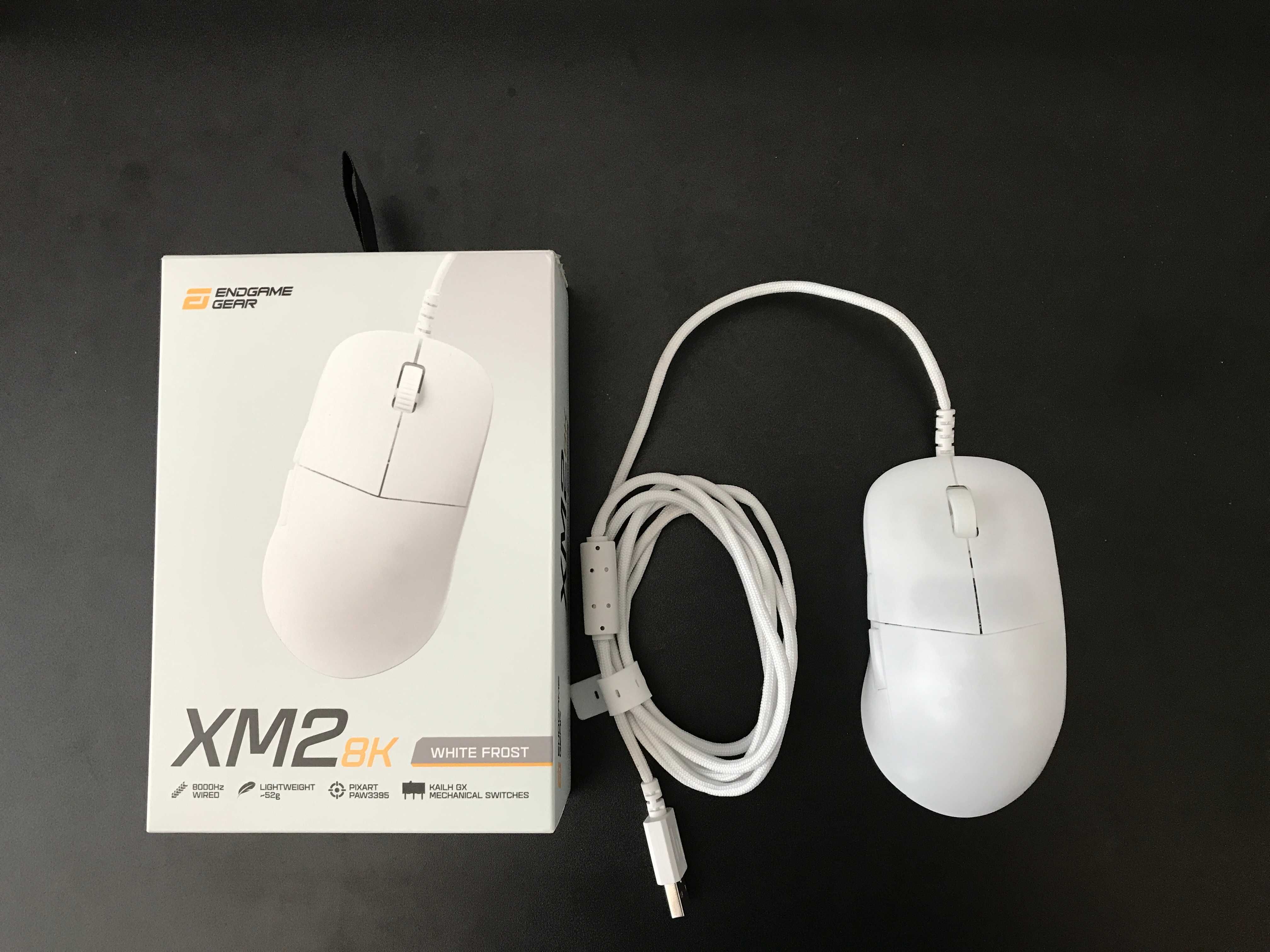 Геймърска мишка Endgame gear XM2 8K White frost