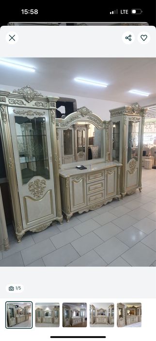 Пенал и Камод Золотистый Шикарный цвет Голл