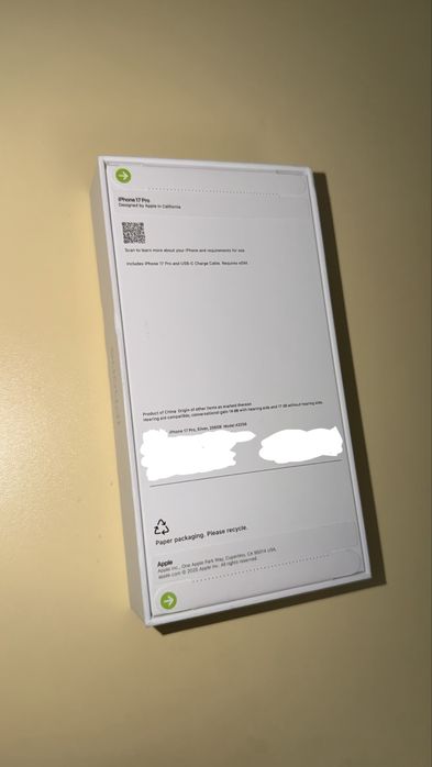 Iphone 17 Pro 256GB eSim от Америка