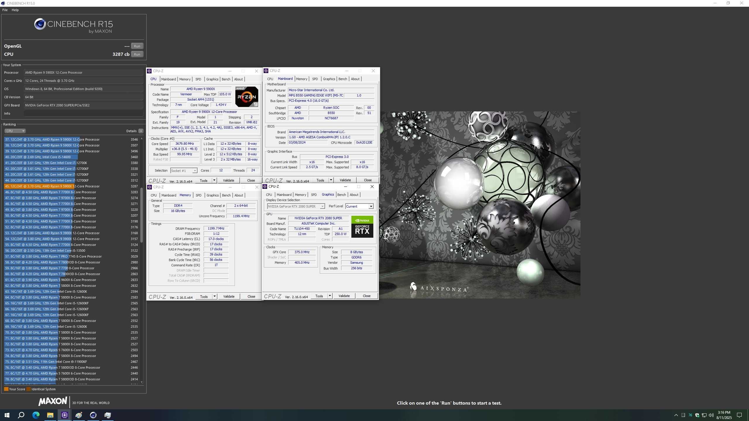 Ryzen 9 5900X, 12-ядрен, AM4 - Прочетете описанието!