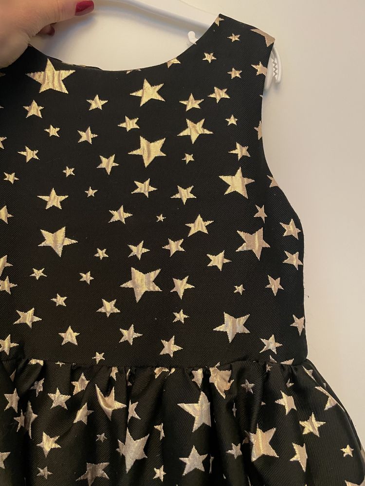 детска рокля на звезди с тюл H&M