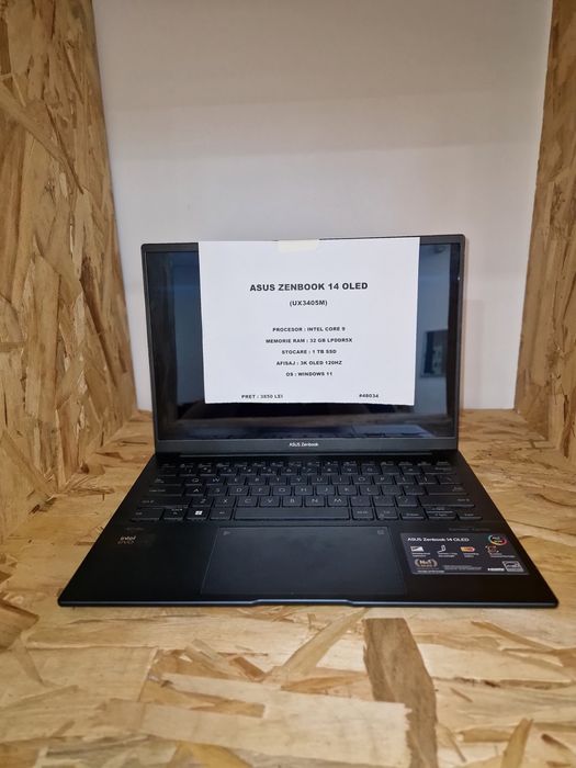 Asus Zenbook 14 Oled i9 ultra 32GB Ram 1TB SSD #48034
