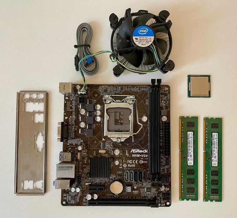 KIT i5 4590 + 8Gb 1600mhz + placa de baza Asrock