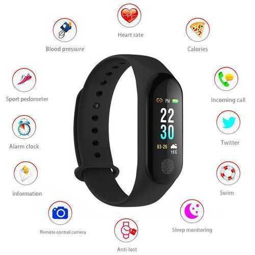 Чисто нова смарт гривна часовник М4 Фитнес Smart Band Watch Bluet