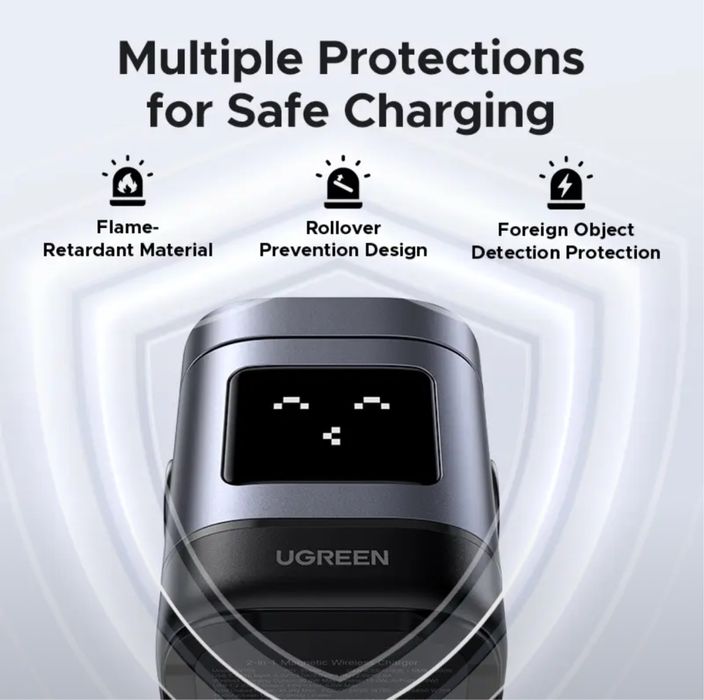 UGREEN Uno Qi2 25 Вт Магнитное беспроводное зарядное устройство