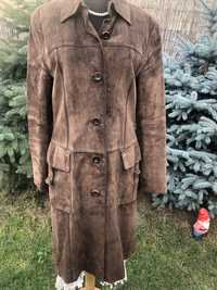 Marccain trench din piele intoarsa