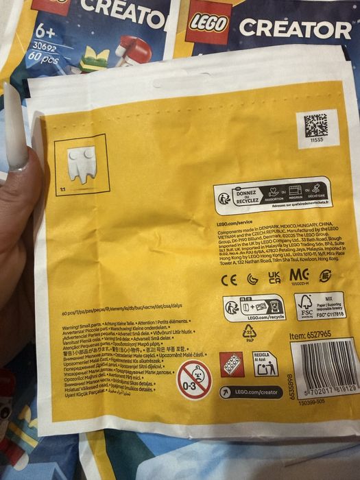 lego creator de craciun 60 de piese