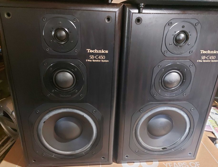 Technics 3 Way Speaker System 200/100W 6 Ohm
