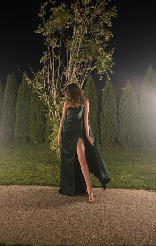 Rochie de seara verde smarald