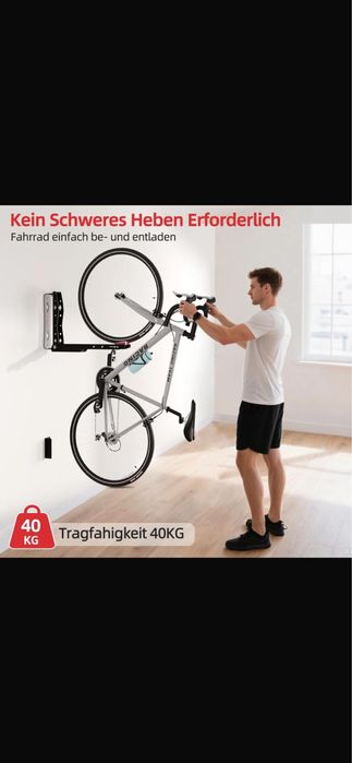 Suport de perete pivotant pentru bicicletă - nou