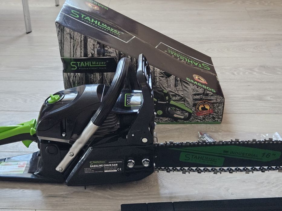 Немска бензинова резачка Stahlmayer 68 куб, шина 40 см, 4,5 kW