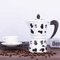 Кафеварка с мотив cow print / 6 чаши