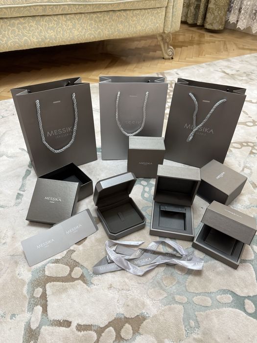 Новые брендовые коробки для ювелирки Chopard Messika Cartier Bulgari