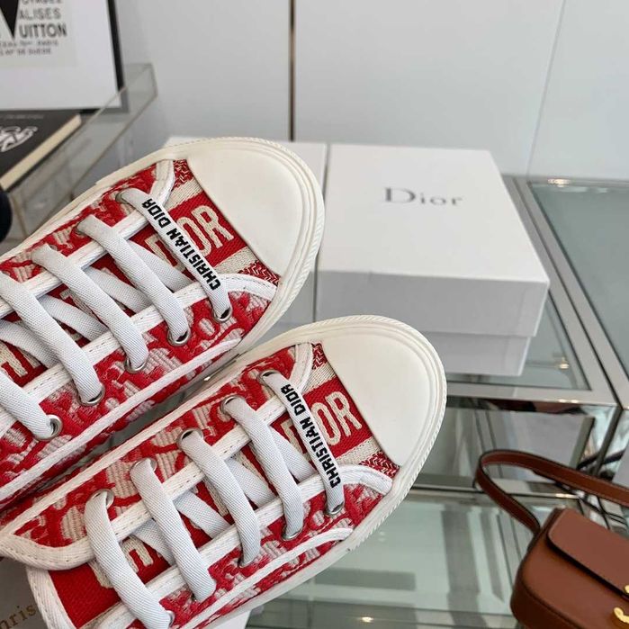 Adidasi tenisi Christian Dior Walk'n'Dior red, marimi 35-40, Premium