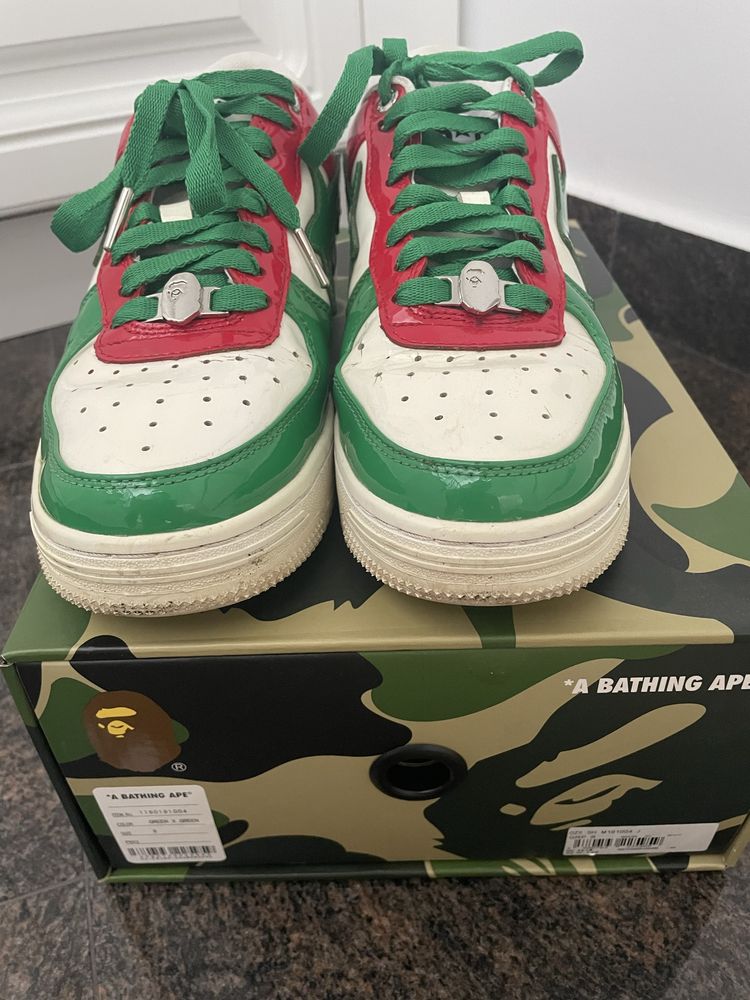 Papuci Bapesta si jordan 1 low