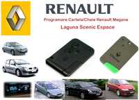 Cartela Renault Megane Laguna Scenic Espace Cheie/Card cu Programare