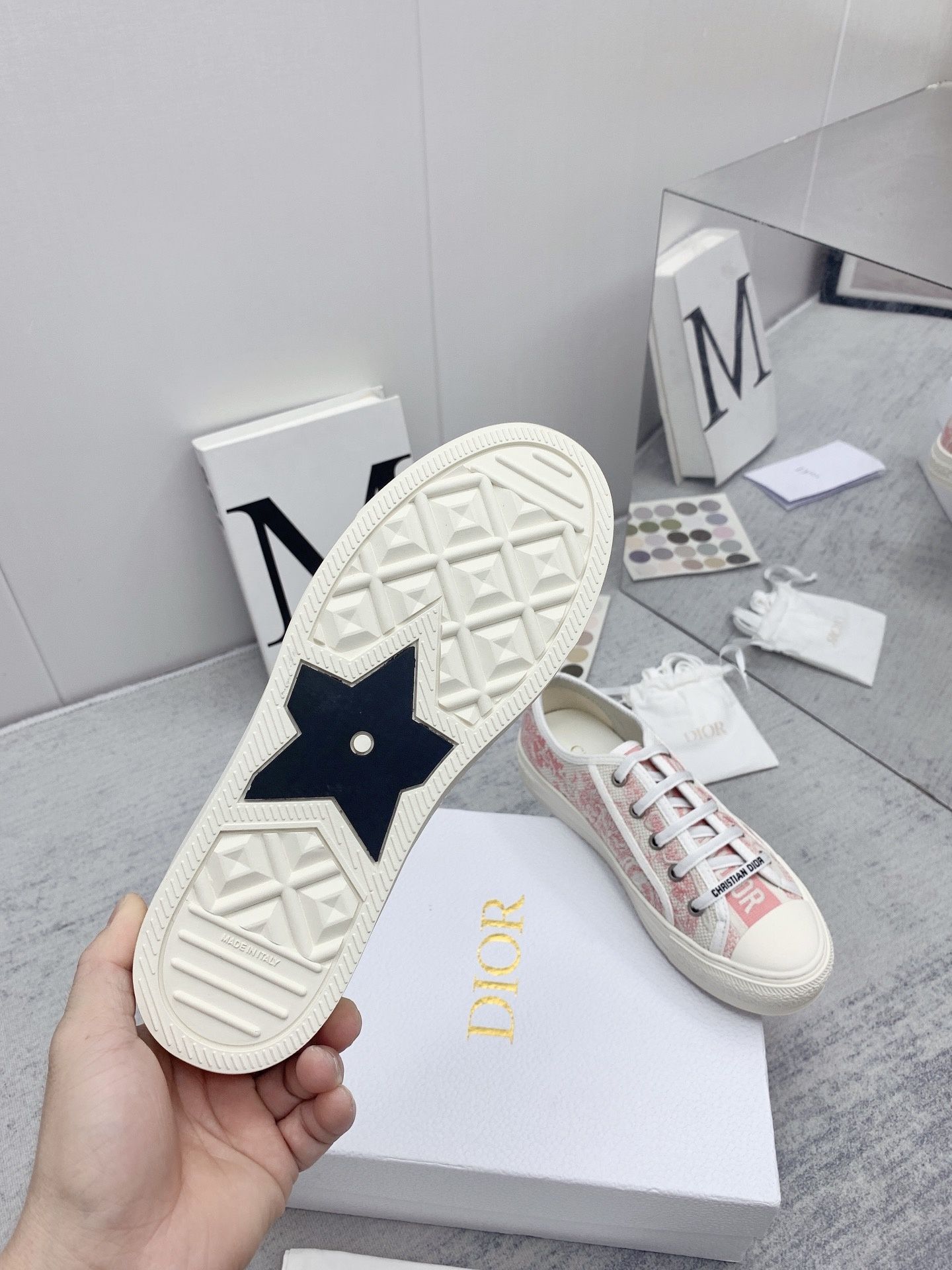 Adidasi tenisi Christian Dior, tip Premium