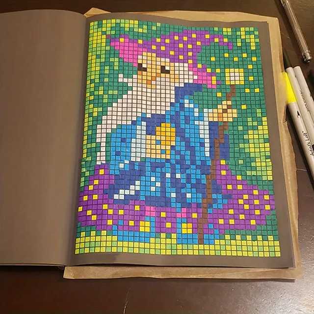 100 Quest, Carte de Colorat pe Numere, Relaxare si Distractie