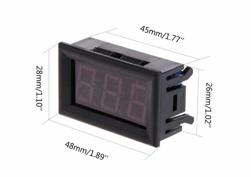 Термометр цифровой LED (DC5-12 вольт)