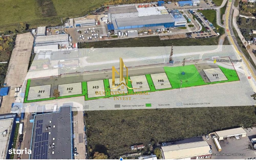 Teren intravilan – Suceava, Șos. Cernăuți – 50 m deschidere la DN2/E58