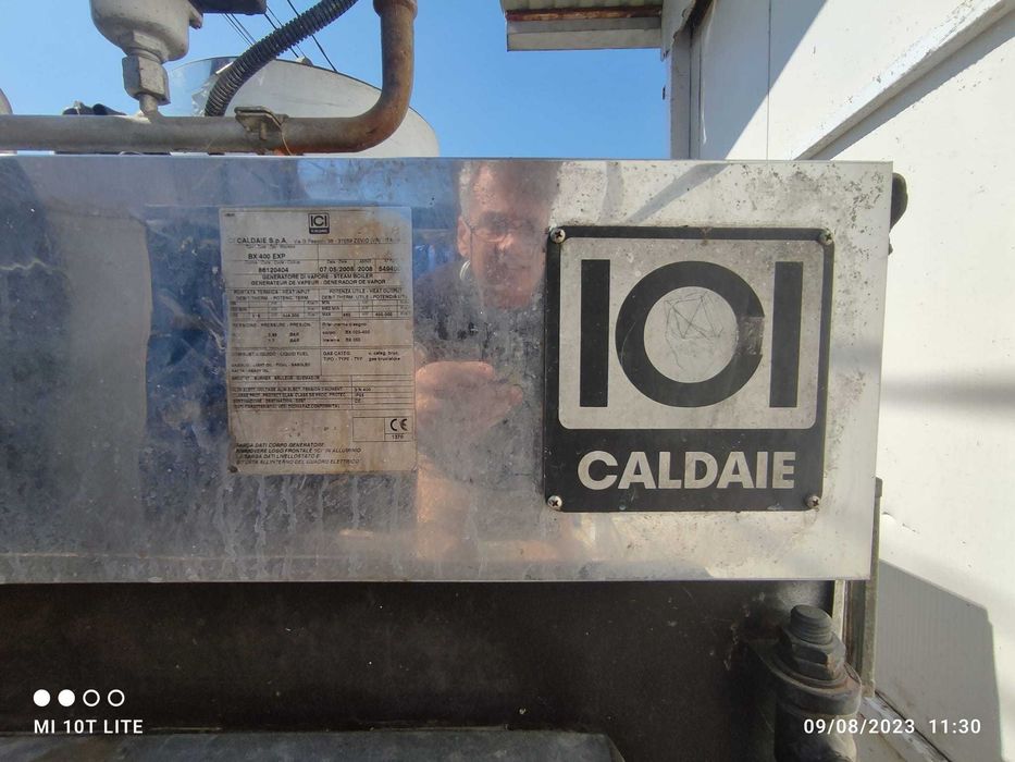 Cazan abur de presiune joasa 708 kg/h CI CALDAIE BX 400 EXP
