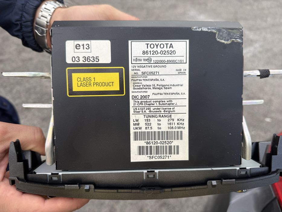 Автомобилна уредба за Toyota Auris 2008