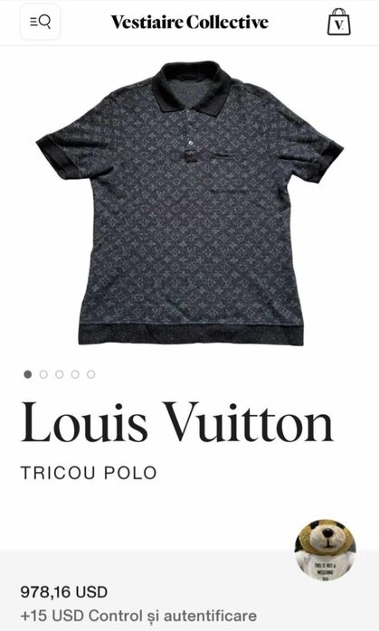 Tricou Louis Vuitton 100% Bumbac nou cu etichetă !!!