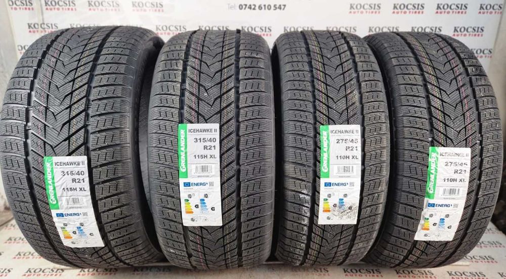 SET Anvelope noi Iarna - 275 45 21 cu 315 40 21 - GRENLANDER (GLE)