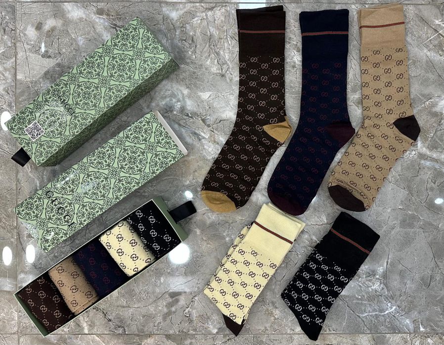 Дълги чорапи унисекс Gucci, Hermes, Burberry и др.