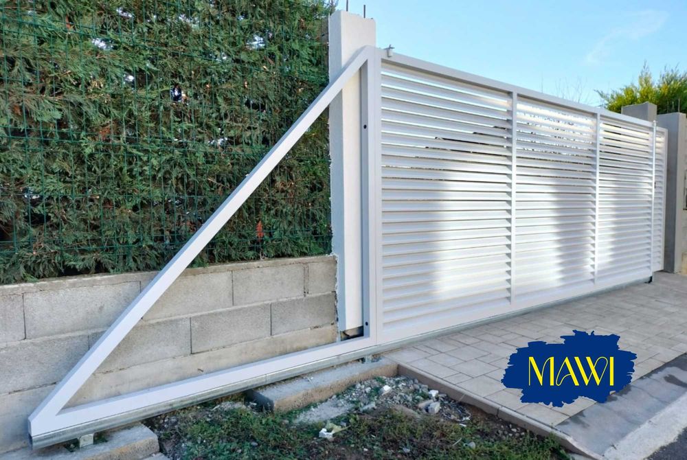 Porti / Garduri moderne de tip jaluzele din Aluminiu