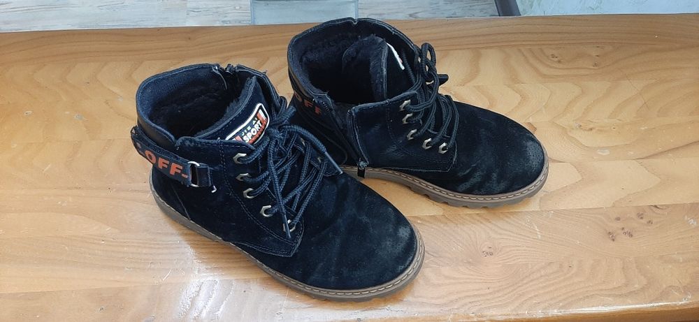 Обувь натуральная замша 33-35р