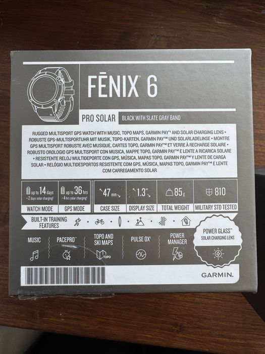 Garmin Fenix 6 Pro Solar