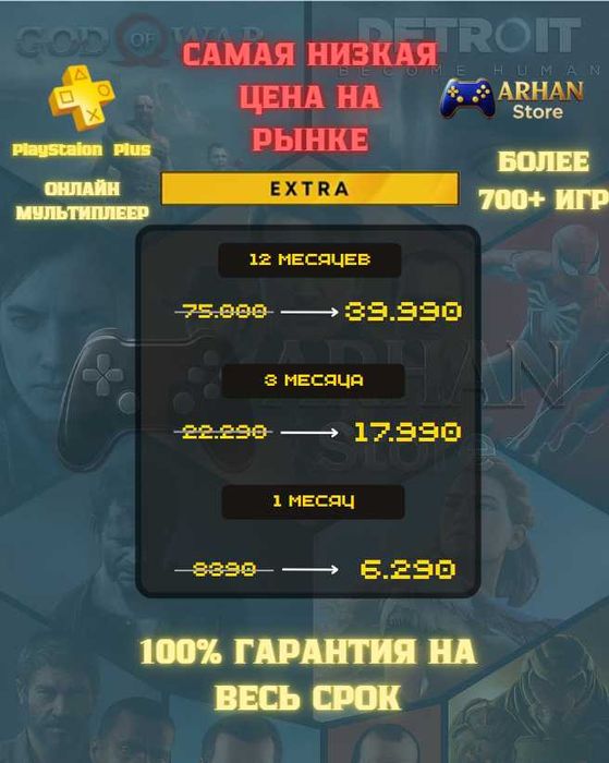 Подписка PlayStation Ps Plus