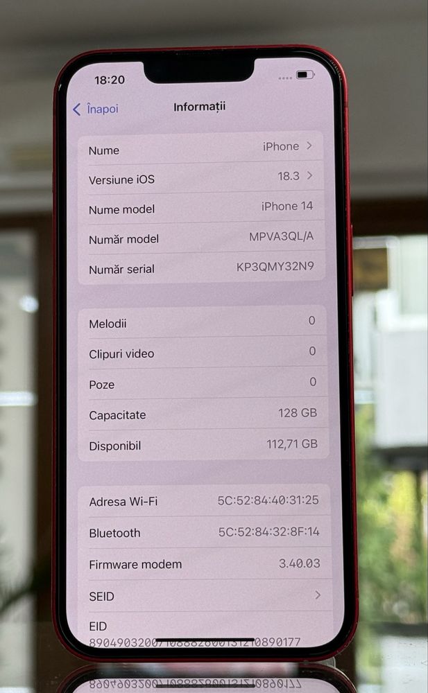 iPhone 14 Pret 1750 lei