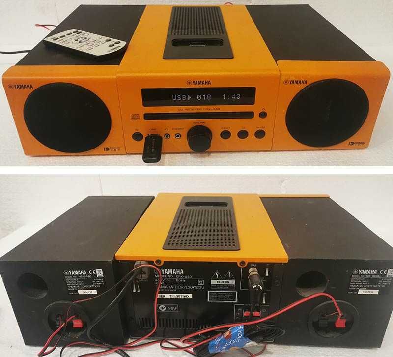 Аудио система YAMAHA CRX-040 с дистанционно и USB