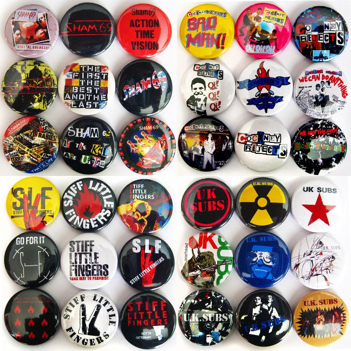 Значки на различни рок, поп, метъл групи, 36бр в комплект за 36лв