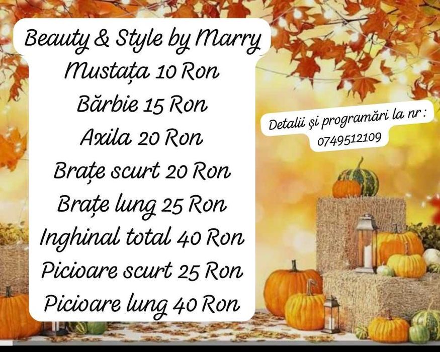 Epilare cu ceara doar pentru femei si Stilizare Sprancene"pensat "