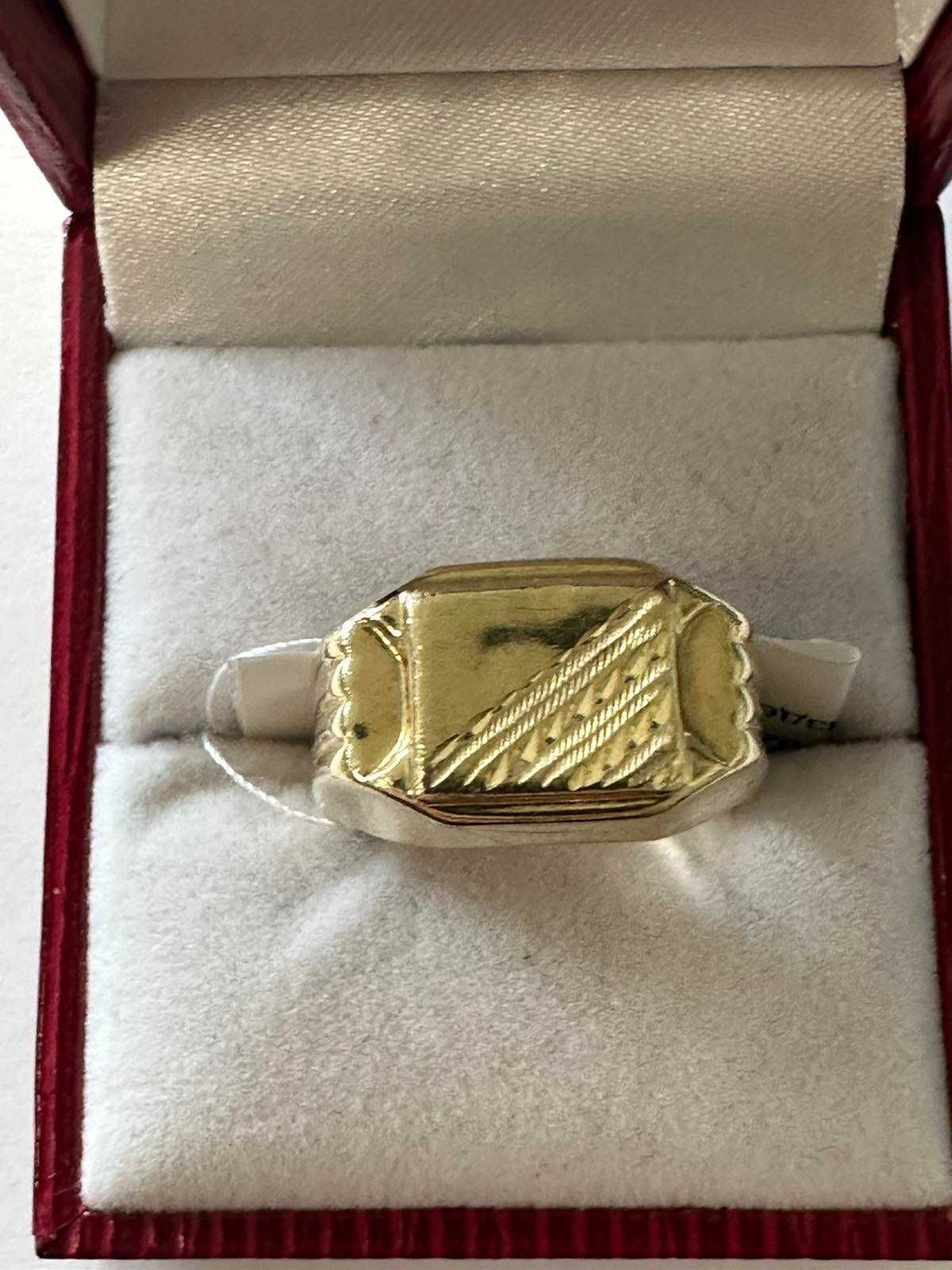 ***Топ Модел*** Златен мъжки пръстен - 3.05 гр.