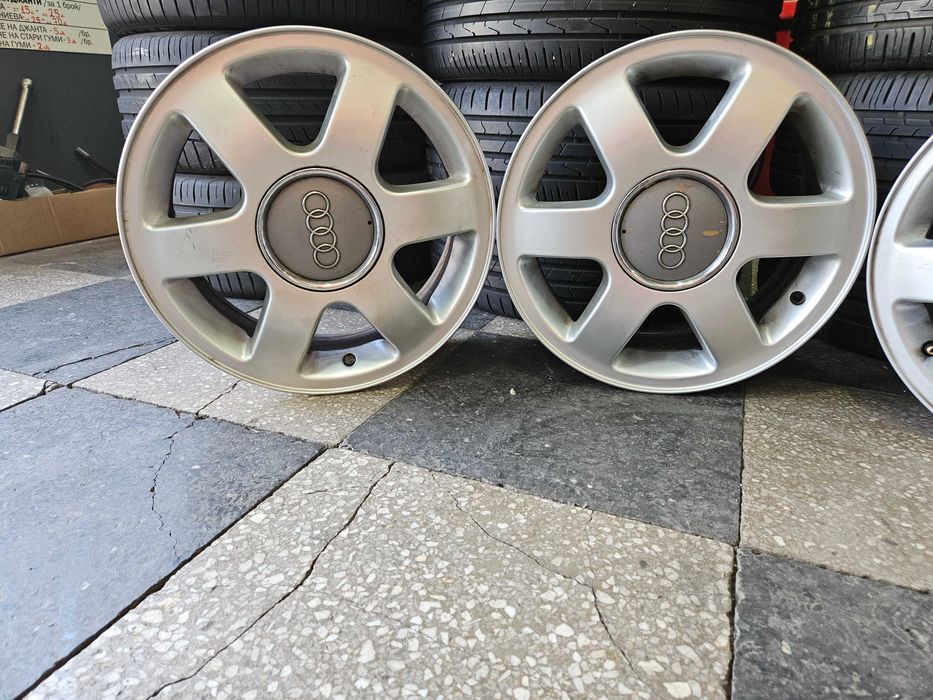 4бр джанти 15ки 5х100 AUDI