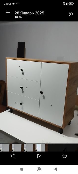 Камод 3 ящики 100/90/35