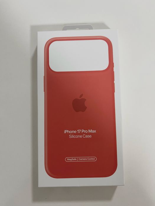Husa silicon Apple iPhone 17 Pro Max Orange magsafe