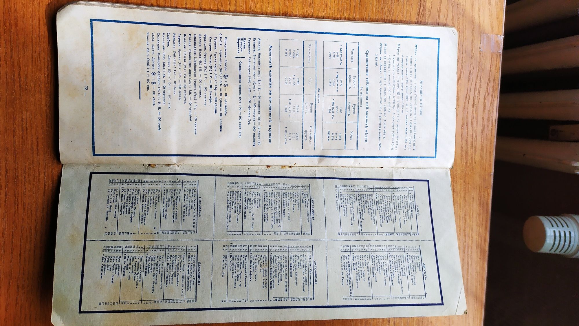 Продавам стар календар бележник 1944 г.