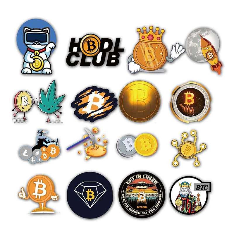 Bitcoin Stickers - стикери