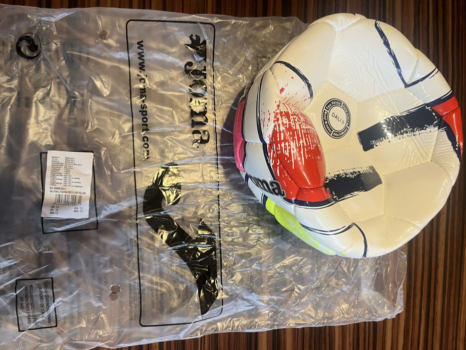 Minge fotbal Joma Dali ll Ball Fuchsia Red Fluor Yellow