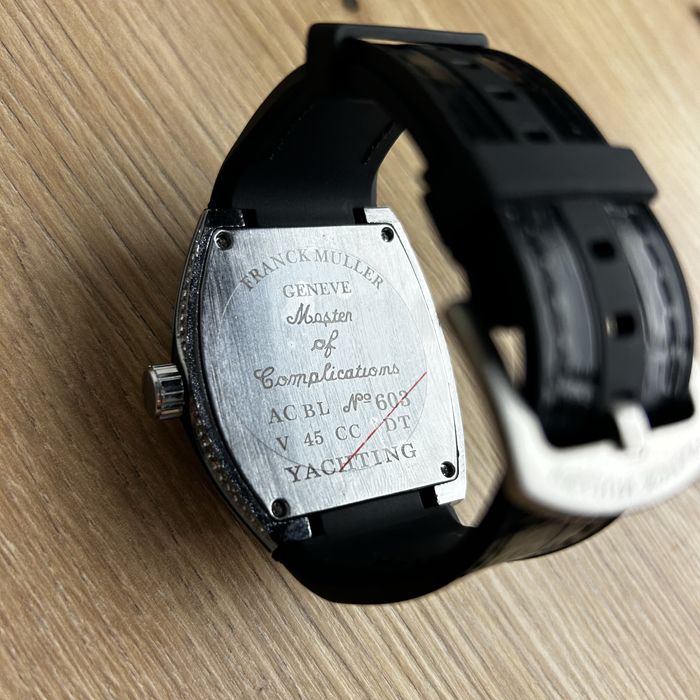 Franck Muller Yachting – Black Edition • Нов • Диаманти