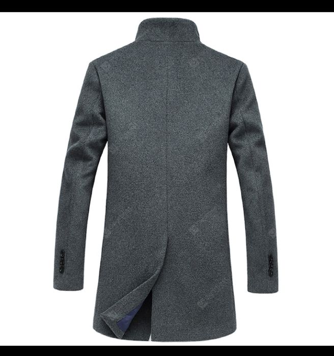Palton gri barbat