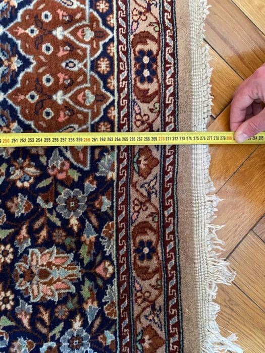 Covor persan iranian, executat manual, nod cu nod, lana